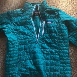 Patagonia pull over puffy
